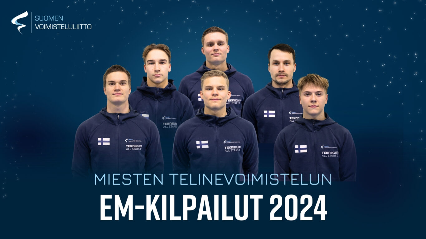 Suomen kokoonpano miesten telinevoimistelun EM-kisoihin 2024