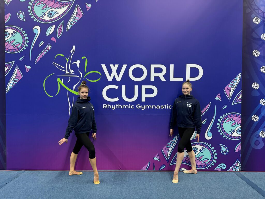 Lia Kallio ja Anastasia Rogozhina Tashkentin maailmancupissa.